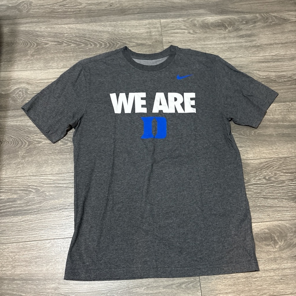 Grey Nike We Are Duke Athletics Dri-Fit Tshirt (Large)